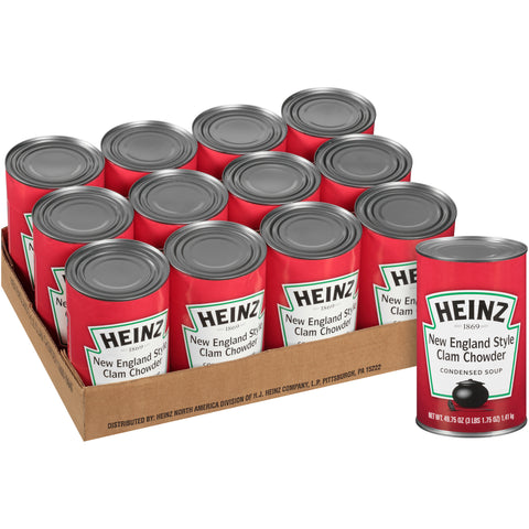 Heinz® SOUP NEW ENGLAND STYLE CLAM CHOWDER CONDENSED 796400/78003948