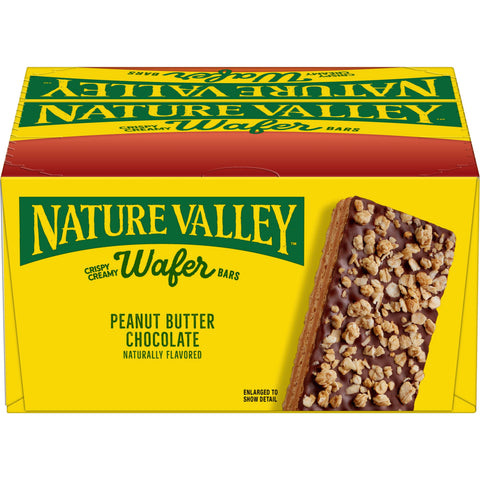 Nature Valley Peanut Butter Chocolate Wafer Bar, 1.3 Ounce - 12 count per pack -- 4 packs per case