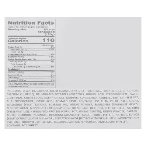 Soup Lumberjack Mixed Vegetable (w) 165240/78001225