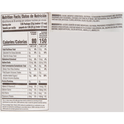 Pudding & Pie Filling Mix Vanilla Instant