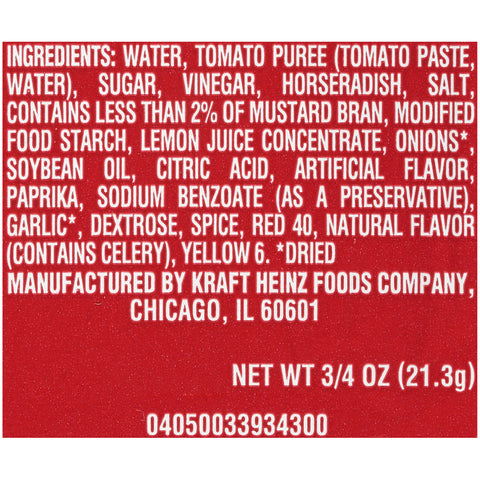 Kraft Single Serve Cocktail Sauce Cup, 0.75 ounce -- 200 per case