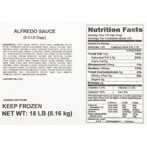 Sauce Alfredo 78001340