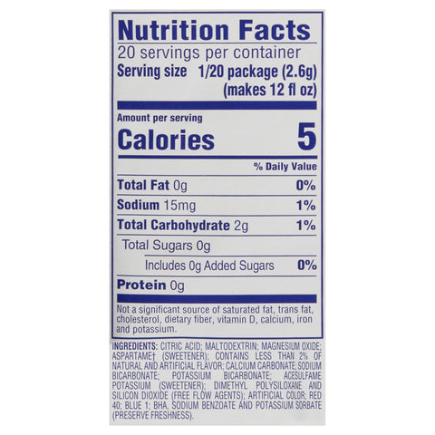 Crystal Light Fruit Punch 12 Envelopes Per Case - Each Makes 2 Gallons