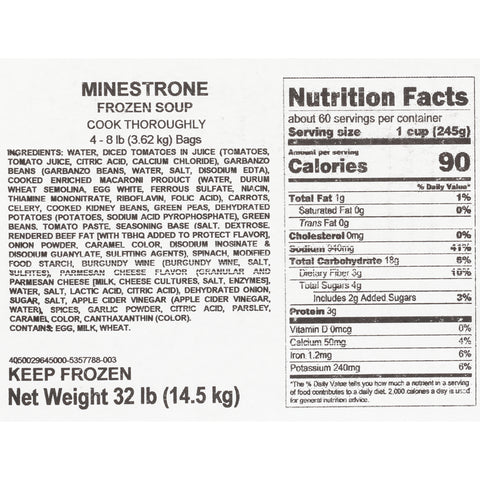 Soup Minestrone Rtu 603040/78001351