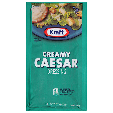 Kraft DRESSING CAESAR CREAMY SINGLE SERVE POUCH