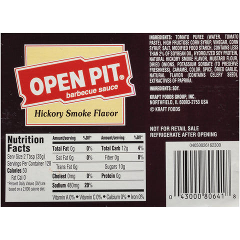 Sauce Barbecue Hickory Smoke