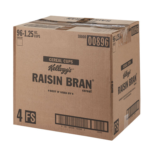 Cereal Raisins Bran Simple Serve 96 Case 1.25 Ounce