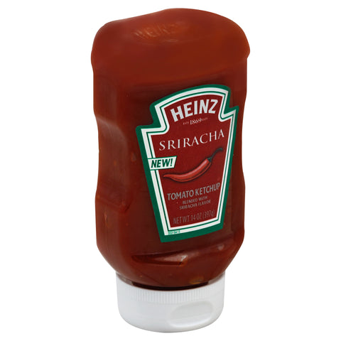 Ketchup Spicy Sriracha Upside Down Plastic Bottle 538090/76004288