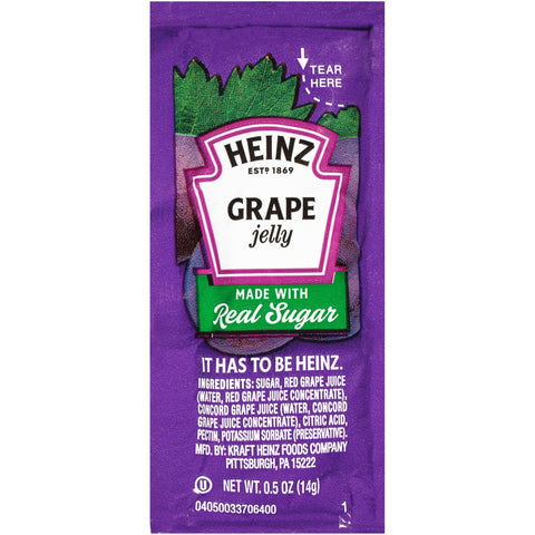 Jelly Grape Real Sugar Single Serve Pouch 78003873