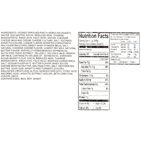 Macaroni & Cheese Boil In Bag