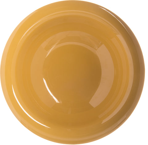Carlisle BOWL RIMMED DURUS® MELAMINE HONEY YELLOW 12 OZ
