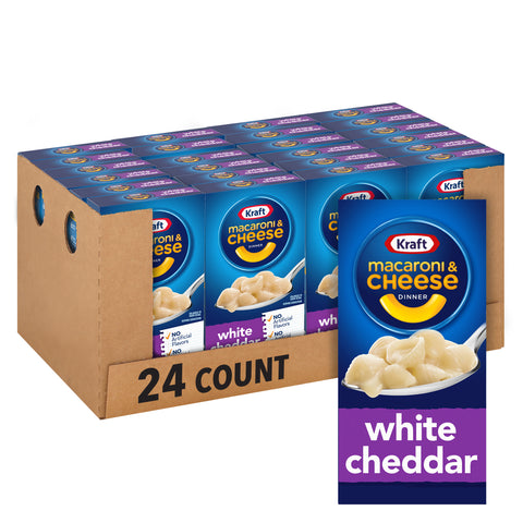 Kraft MACARONI & CHEESE WHITE CHEDDAR 468991