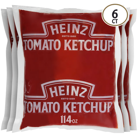 Heinz Ketchup Pouch Pack, 7.125 Pound -- 6 per case