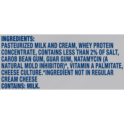 Philadelphia 1/3 Less Fat Cream Cheese, 8 Ounce -- 12 per case
