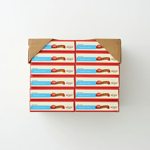 Betty Crocker Super Moist Red Velvet Cake Mix, 15.25 Ounce -- 12 per case.