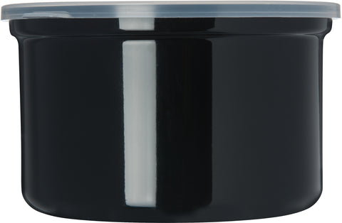 Carlisle CROCK POLY-TUF™ W/ LID BLACK 1.5 QT