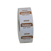 Label Food Rotation Trilingual Brown Thursday 1x1