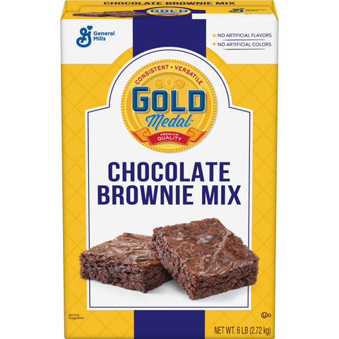 Gold Medal Chocolate Brownie Mix 6 Case 6 Pound
