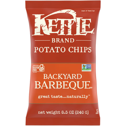 Kettles Backyard Barbeque Potato Chips, 5 Ounce -- 15 per case