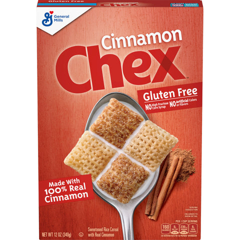 Chex Cinnamon Cereal, 12 Ounce -- 6 per case