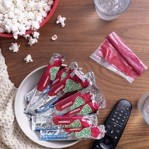 Fruit Roll-Ups Reduced Sugar Strawberry - 0.5 oz. pack, 96 per case
