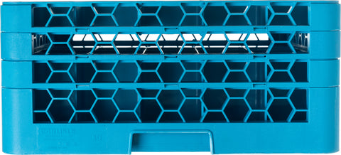 OptiClean™ RACK GLASS 25-COMPARTMENT W/ 3-EXTENDERS CALISLE BLUE 8.72