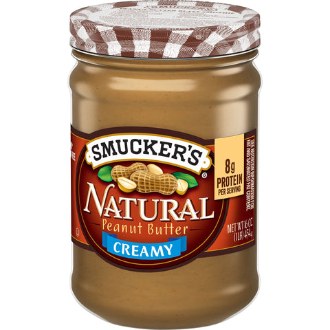 Smucker's® PEANUT BUTTER CREAMY NATURAL