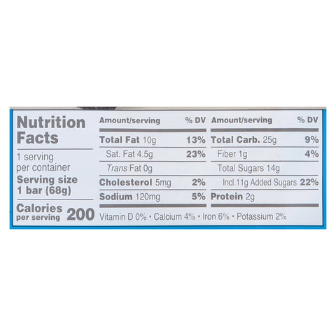 Blue Bunny ICE CREAM BAR COOKIE N CREAM 852962