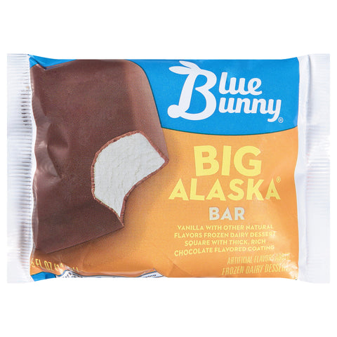 Blue Bunny Big Alaska Vanilla Ice Cream Bar, 5 Fluid Ounce -- 24 per case
