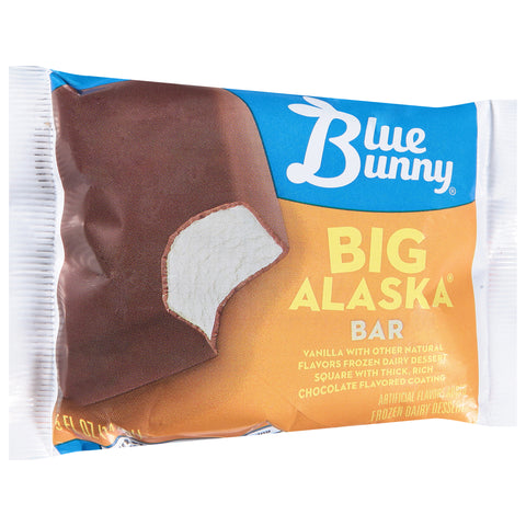 Blue Bunny Big Alaska Vanilla Ice Cream Bar, 5 Fluid Ounce -- 24 per case