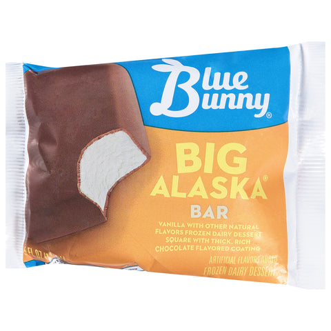 Blue Bunny Big Alaska Vanilla Ice Cream Bar, 5 Fluid Ounce -- 24 per case