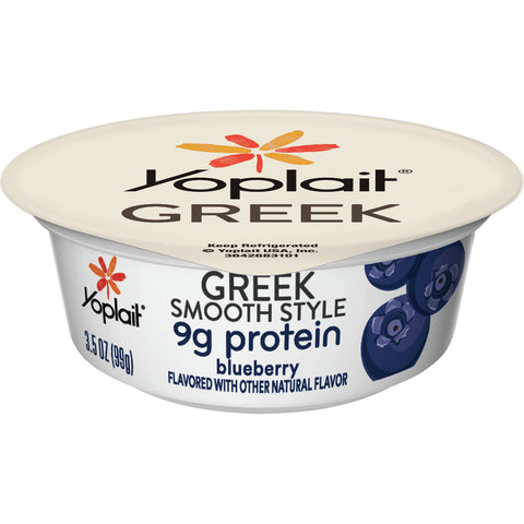 Yoplait Protein Blueberry Greek Yogurt, 3.5 Ounce -- 24 per case.