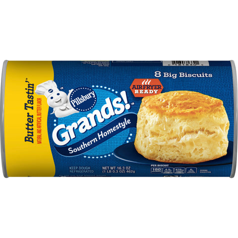 Pillsbury Grands Southern Homestyle Butter Tasting Biscuits, 16.3 Ounce -- 96 per case