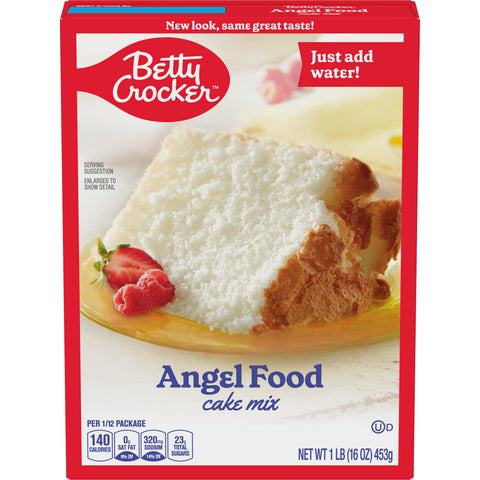 Betty Crocker Angel Food Cake Mix, 16 Ounce -- 12 per case.