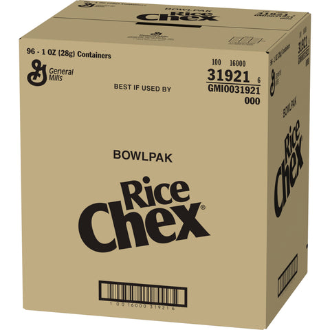 Rice Chex Cereal Bowl Pak, 1 Ounce -- 96 per case.