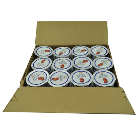 Yoplait Protein Strawberry Greek Yogurt, 3.5 Ounce -- 24 per case.