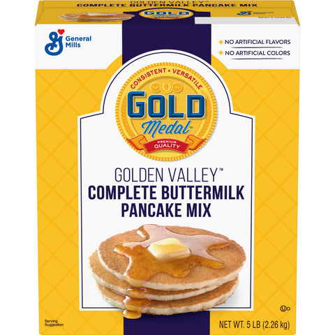 Gold Medal Golden Valley Complete Buttermilk Pancake Mix, 5 pound -- 6 per case