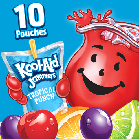 Kool-Aid Jammers Tropical Punch Flavored Drink, 6 fluid ounce -- 40 per case