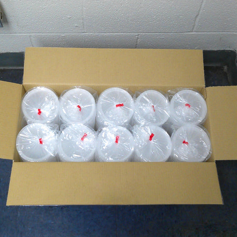 Anchor Packaging MicroLite Clear Polypropylene Injection Molded NoSlot Round Container Lid Only -- 500 per case