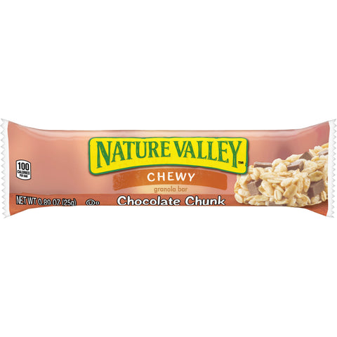 Nature Valley Chocolate Chip Chewy Granola Bar, 0.89 ounce -- 120 per case