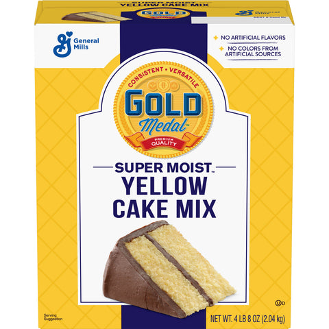 Gold Medal SuperMoist Yellow Cake Mix, 4.5 pound -- 6 per case