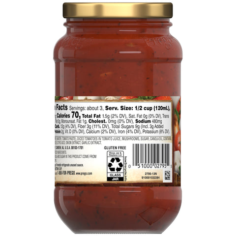 Prego® SAUCE FRESH MUSHROOM PASTA