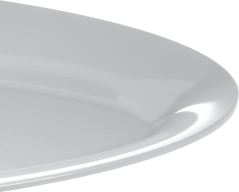 Carlisle PLATTER SALMON DESIGNER DISPLAYWARE™ WIDE RIM WHITE 22X8