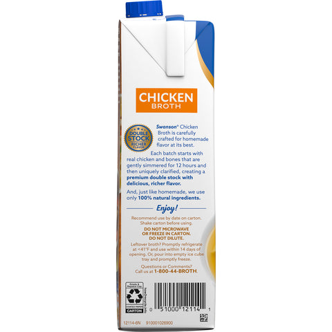 Swanson Chicken Broth, 32 Ounce -- 12 per case.