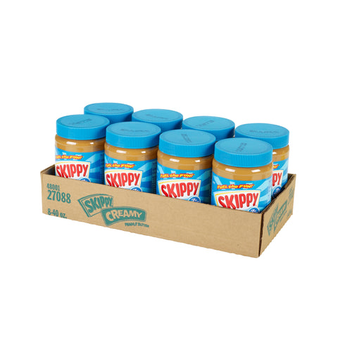 Skippy Creamy Peanut Butter, 40 Ounce -- 8 per case