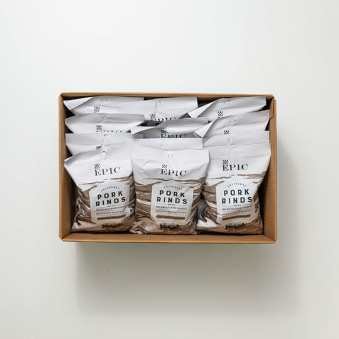 Epic Sea Salt and Pepper Pork Rinds, 2.5 Ounce -- 12 per case.