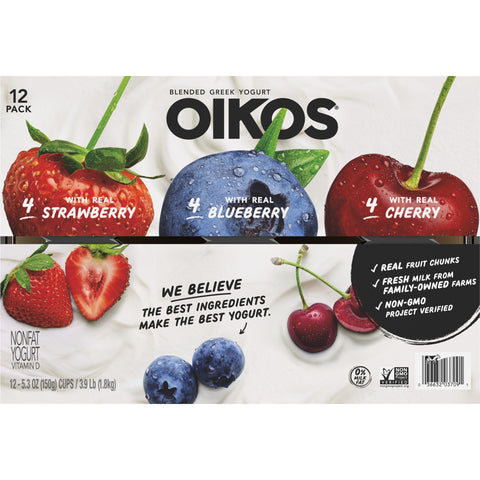 Yogurt Greek Assorted Non Fat