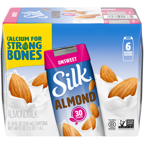 Silk MILK ALMOND ASEPTIC UNSWEETENED 105794