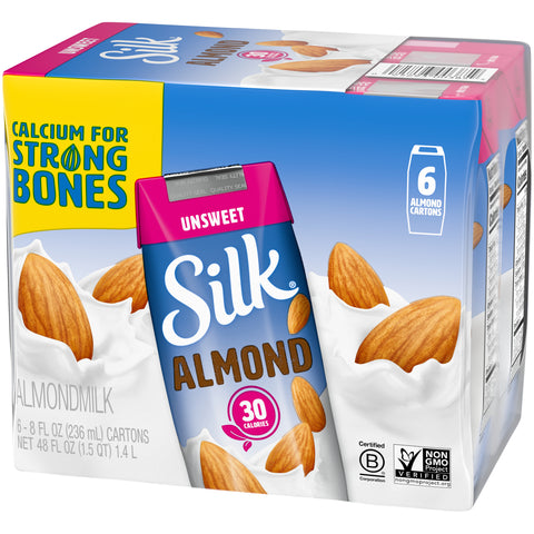 Silk MILK ALMOND ASEPTIC UNSWEETENED 105794