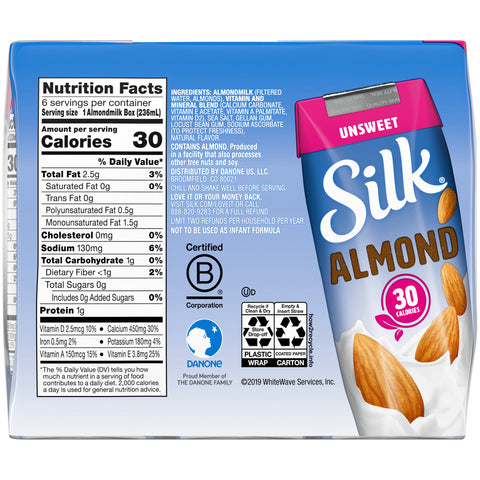 Milk Almond Aseptic Unsweetened 105794